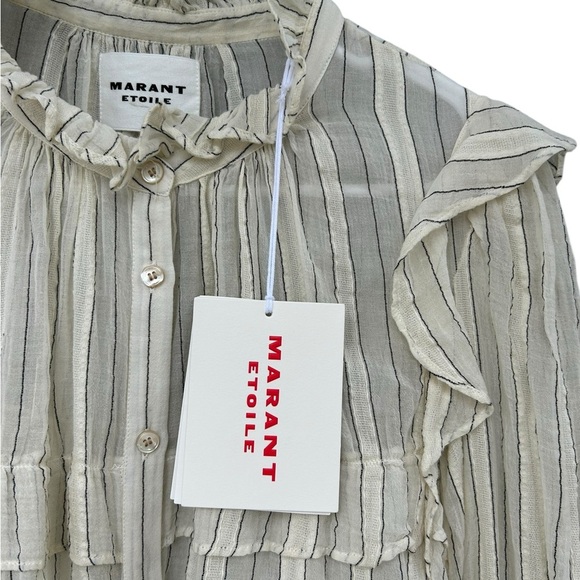 NWT Isabel Marant Etoile PLALIA TOP - Size 36 - 100% Cotton - Picture 14 of 16